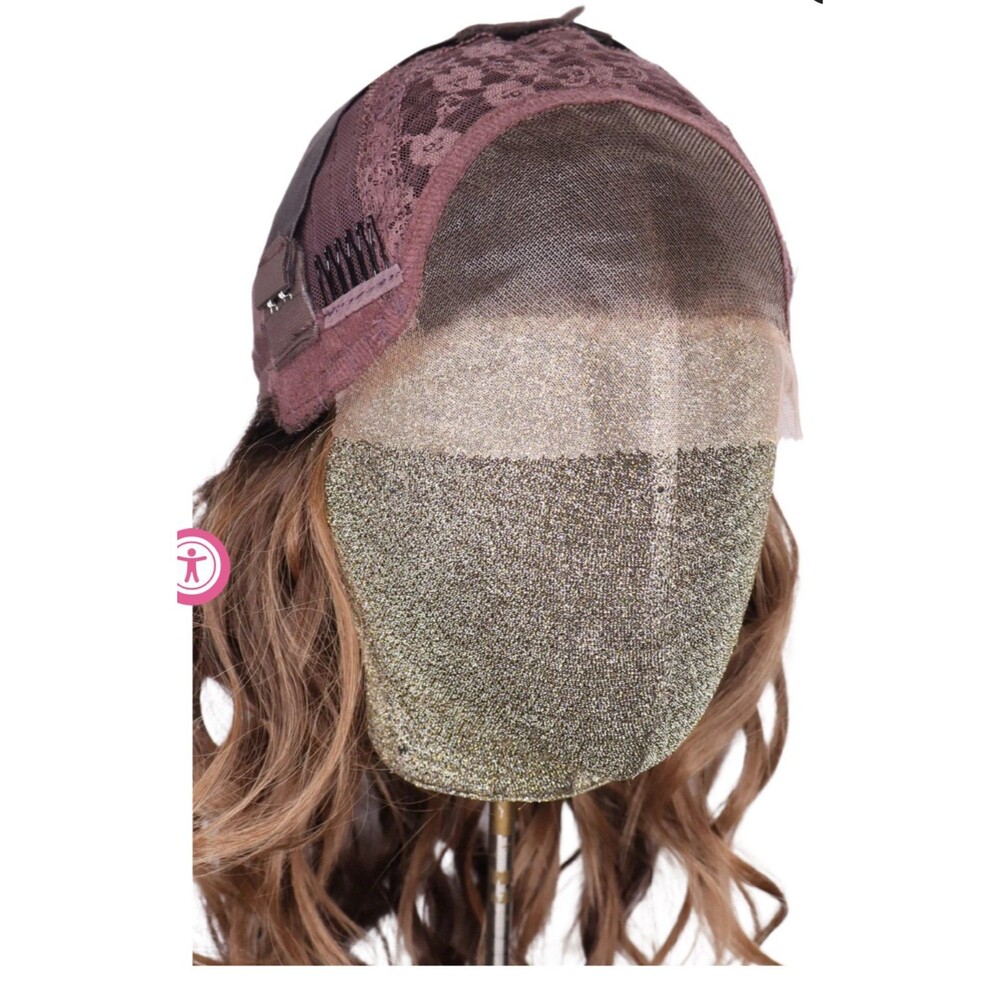 CSC Sharpay Midi (Brown sugar) monofilament wig Standard size runs small New - Picture 5 of 6